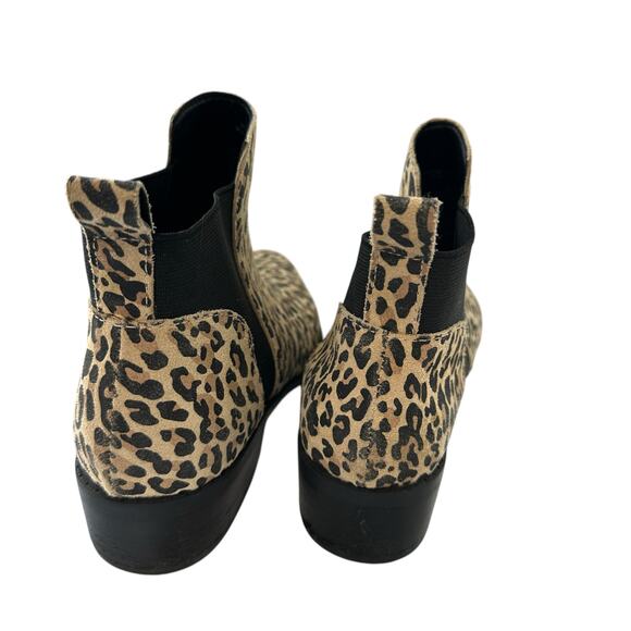Dolce Vita women’s leather leopard print Tristan ankle booties 7.5 - Picture 3 of 6